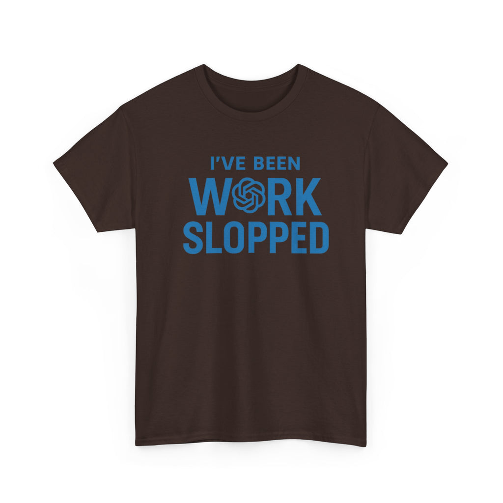 Work Slopped Unisex Cotton Tee