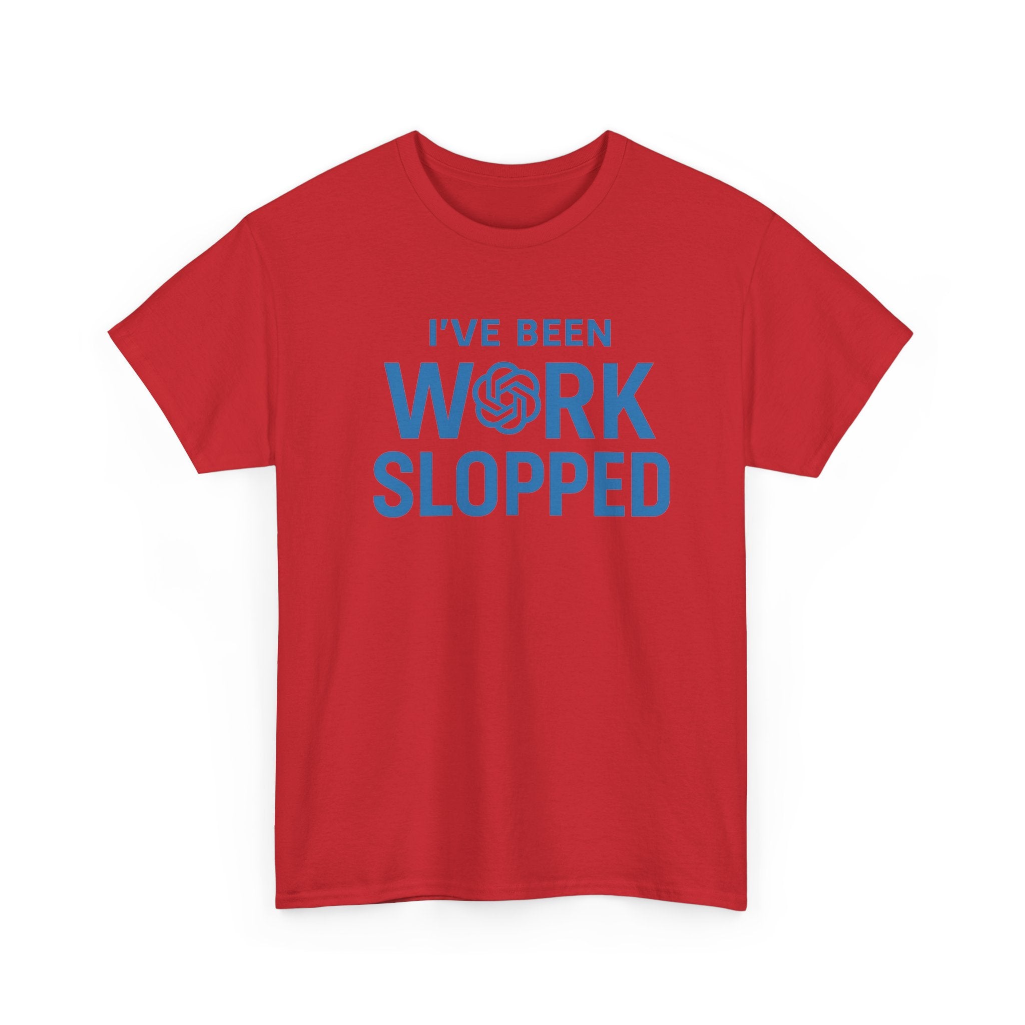 Work Slopped Unisex Cotton Tee