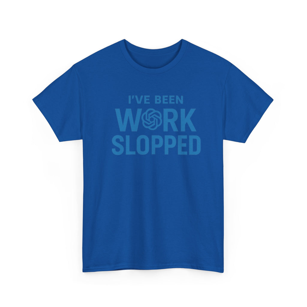 Work Slopped Unisex Cotton Tee